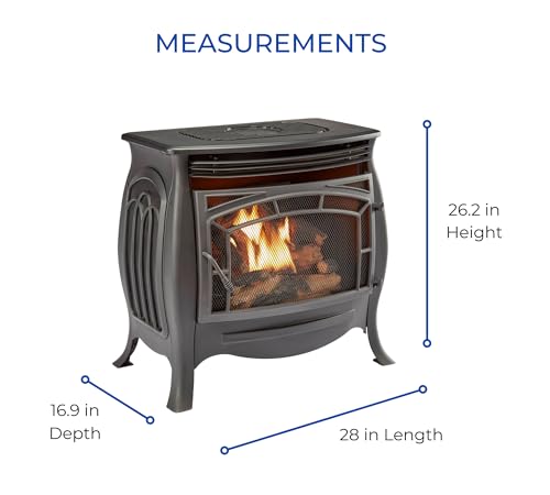 Dual Fuel Ventless Gas Stove – 26,000 BTU