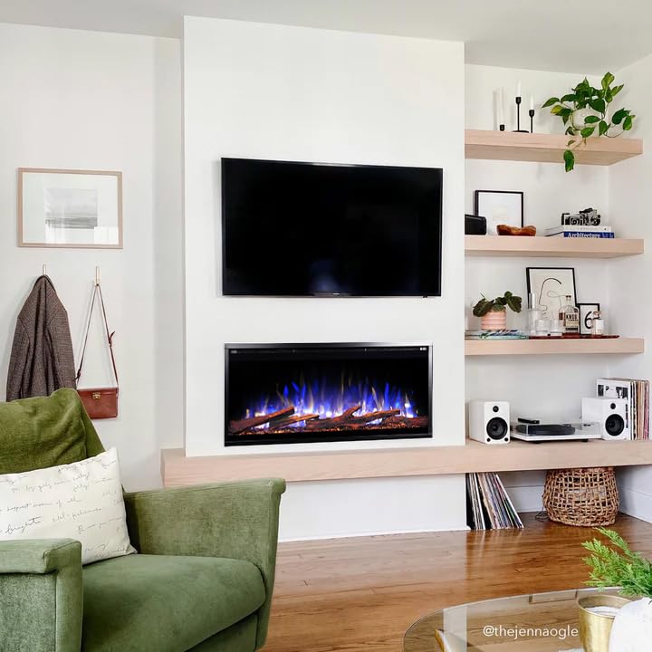 Smart Electric Fireplace – Wall Mount & Recessed