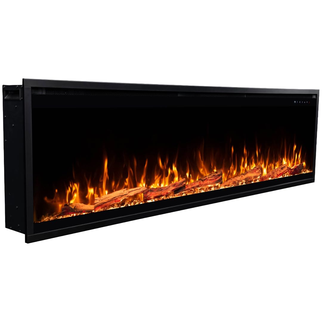 Smart Electric Fireplace – Wall Mount & Recessed