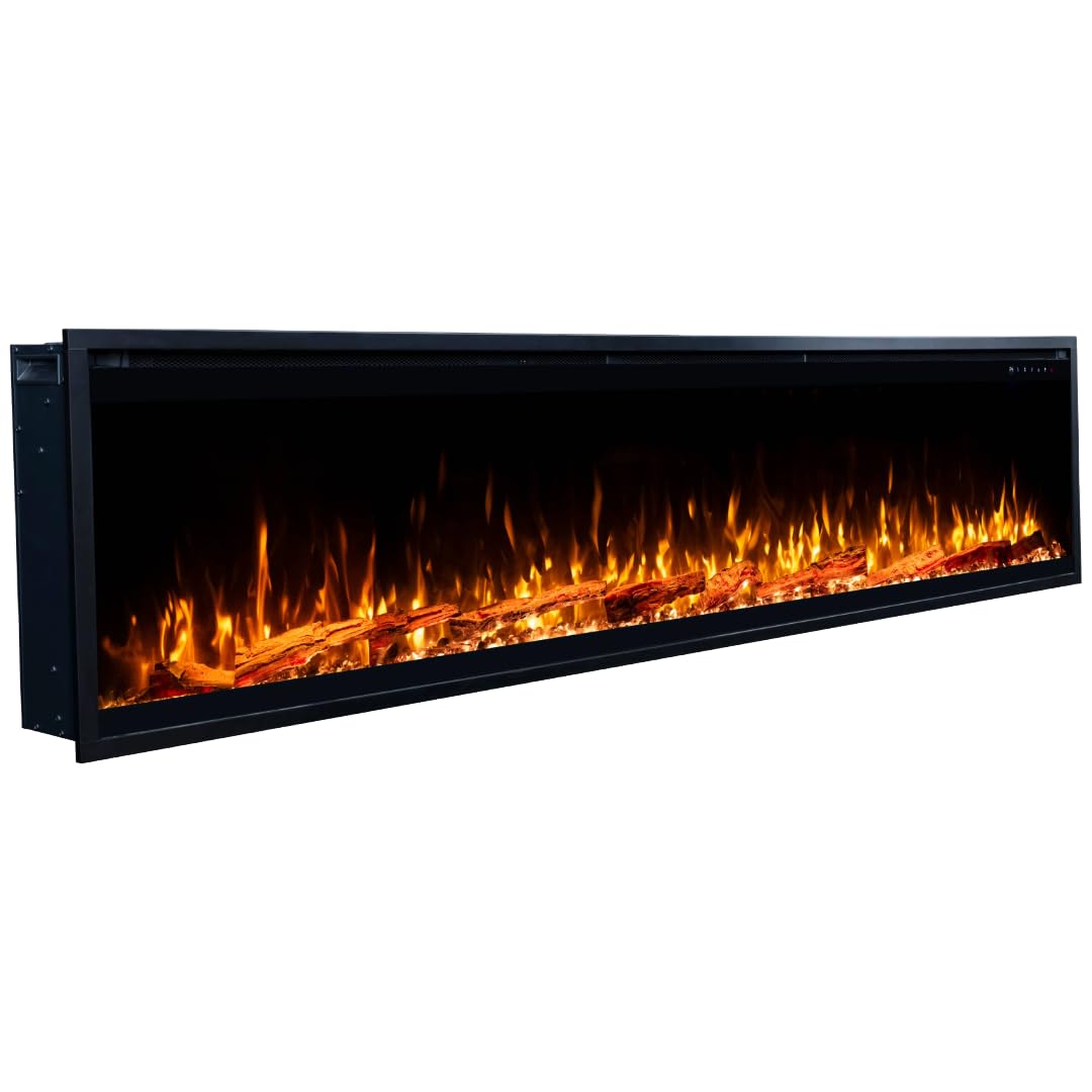Smart Electric Fireplace – Wall Mount & Recessed
