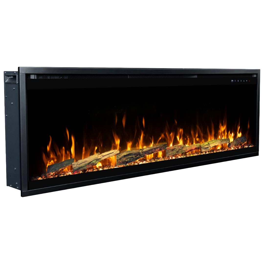 Smart Electric Fireplace – Wall Mount & Recessed