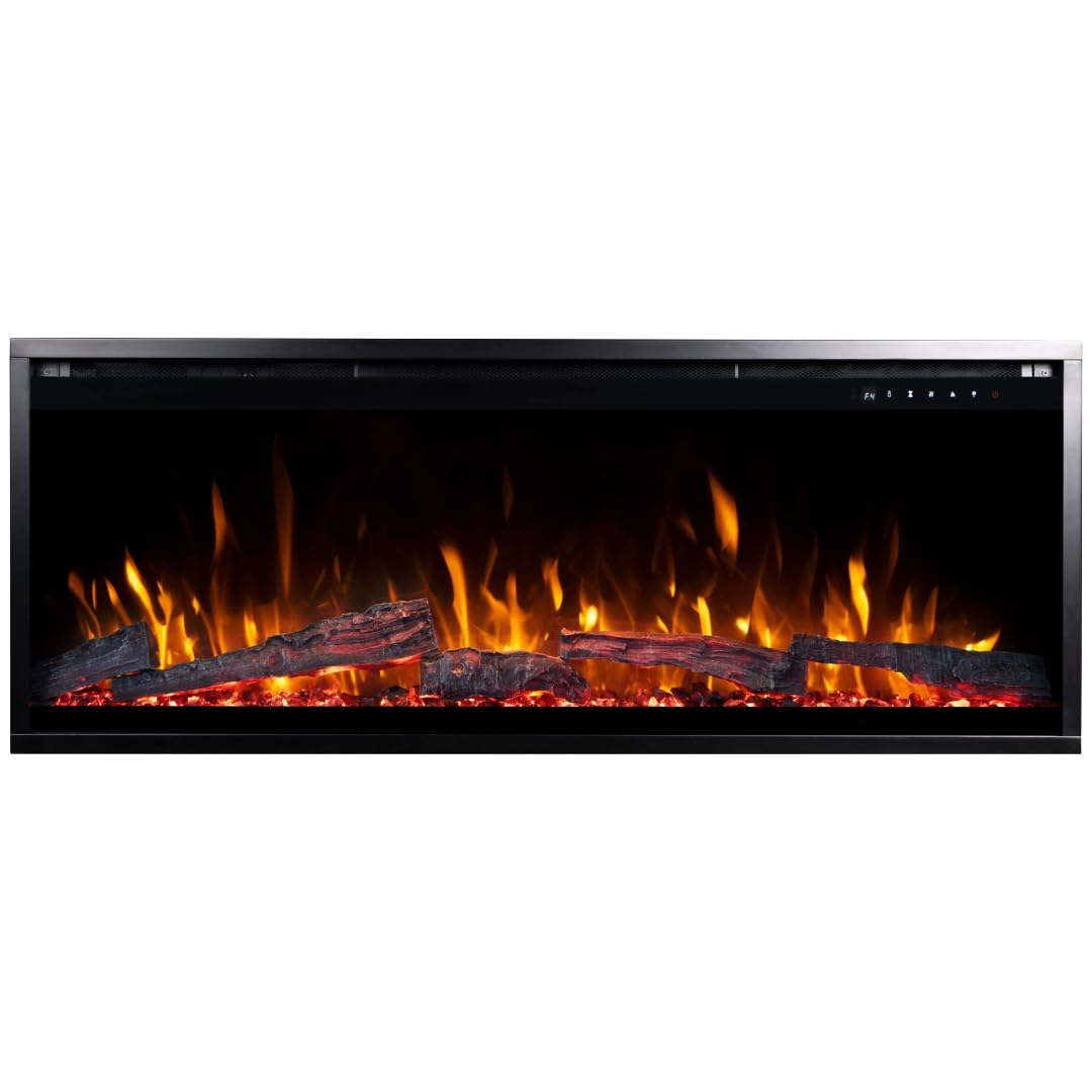 Smart Electric Fireplace – Wall Mount & Recessed