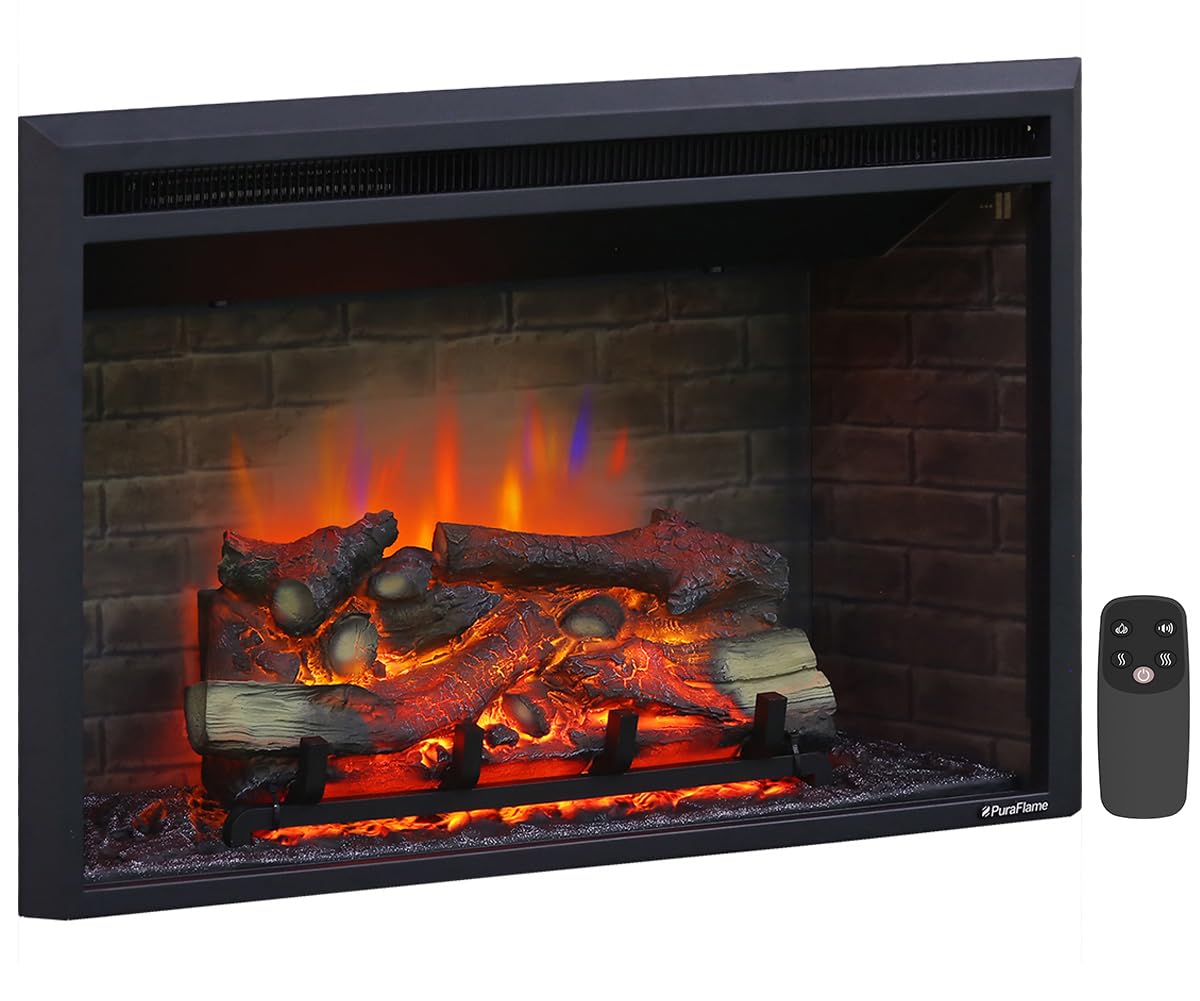 PuraFlame Western Electric Fireplace Insert
