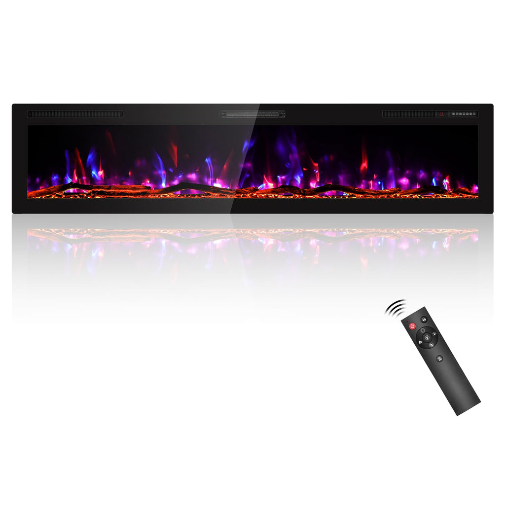 Ultra Thin Electric Wall Fireplace – 750W/1500W