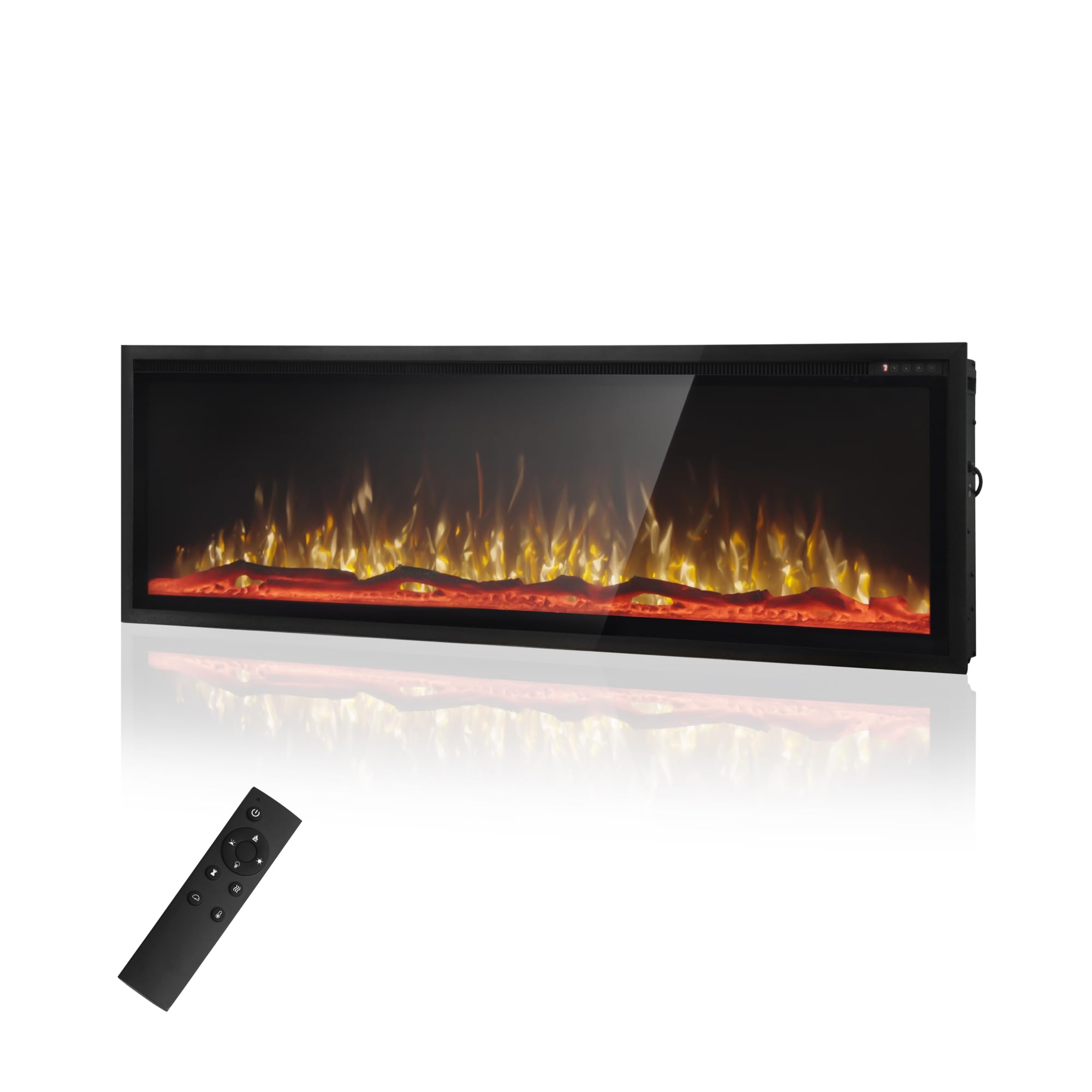 Electric Fireplace Heater with Remote Control