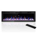 Ultra-Thin Recessed & Wall Mounted Electric Fireplace