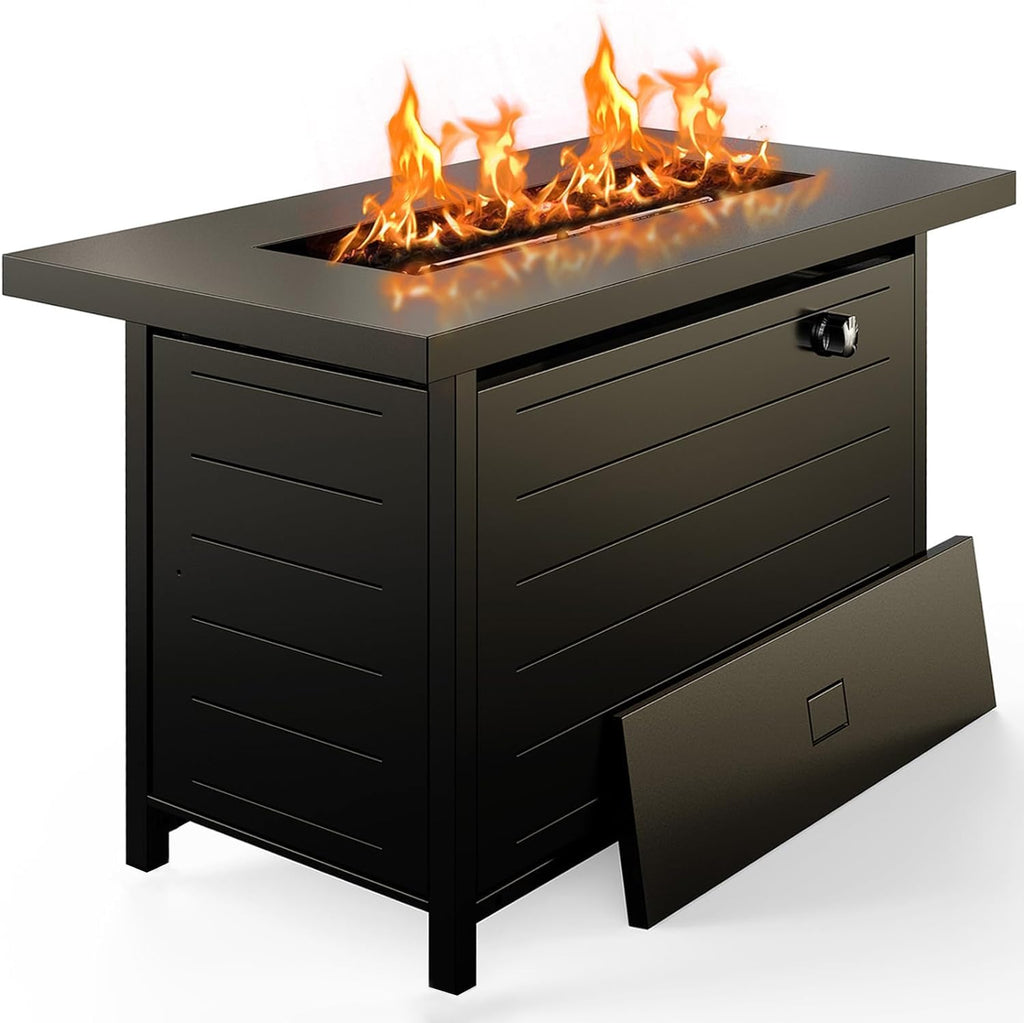 43" Rectangular Propane Fire Pit – 60,000 BTU