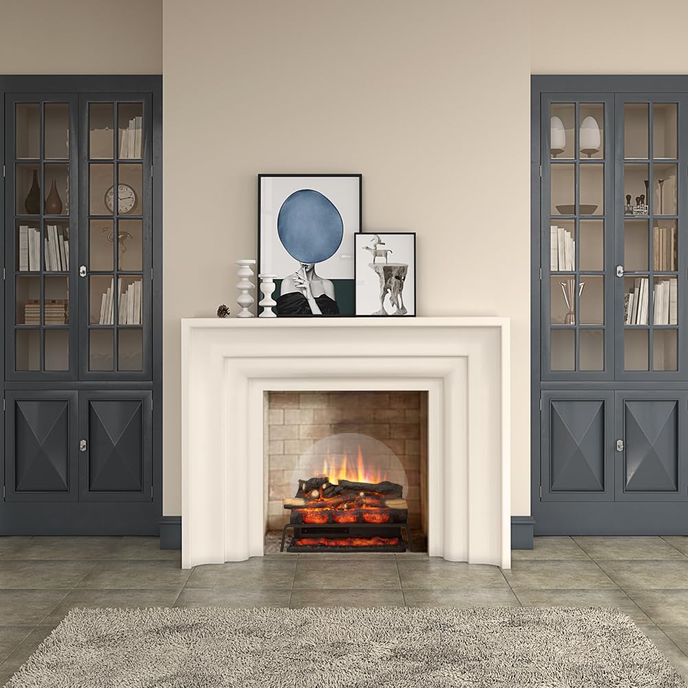 Standing Electric Fireplace Log Set – 750W/1500W