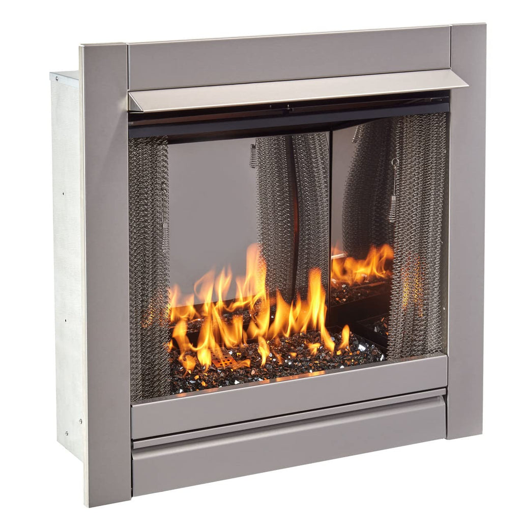 Outdoor Ventless Gas Fireplace Insert – 24,000 BTU