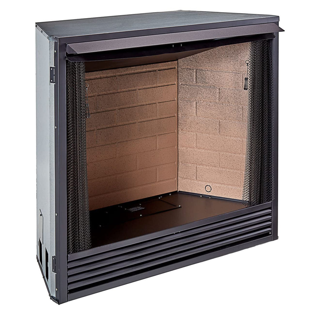 36" Universal Ventless Firebox Insert – Zero Clearance