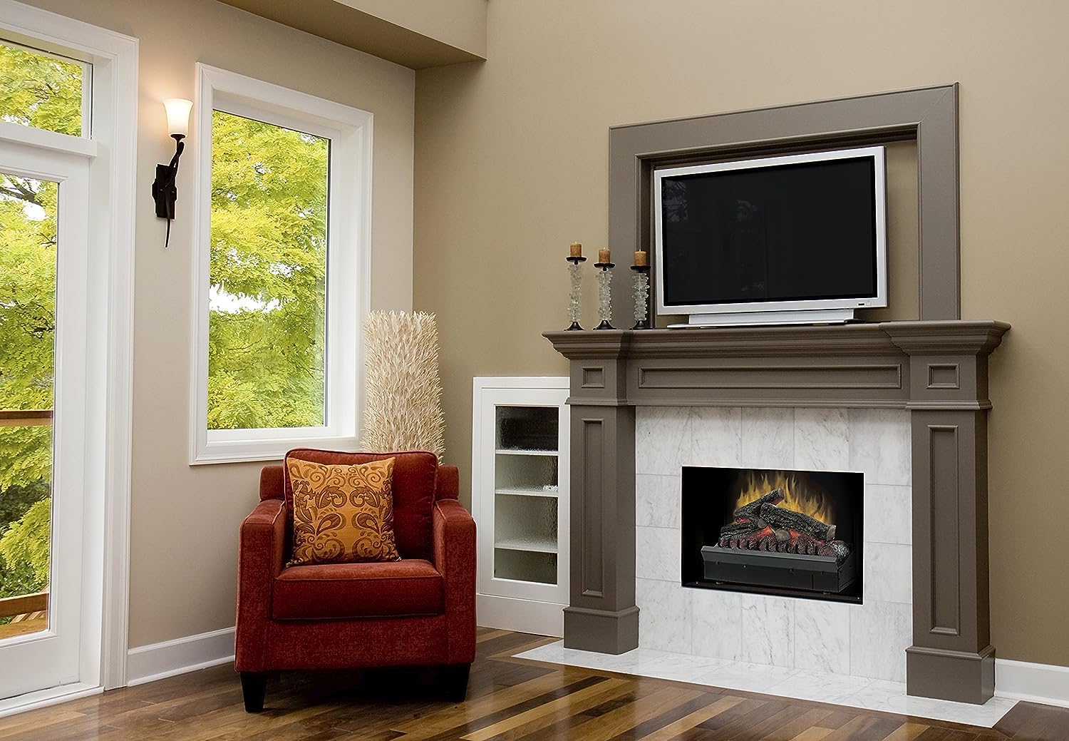 Electric Fireplace Log Set Insert