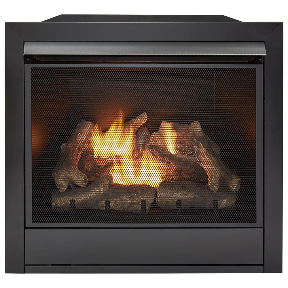 Dual Fuel Ventless Gas Fireplace Insert – 32,000 BTU
