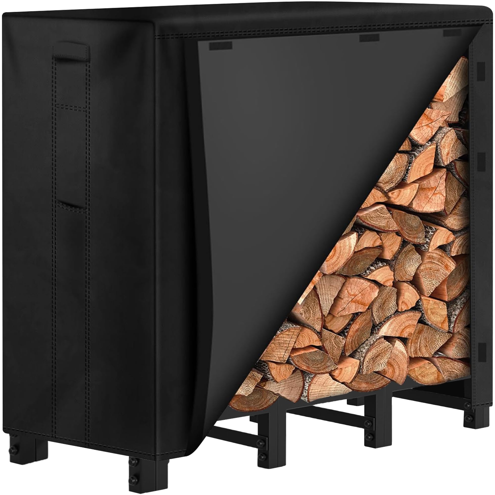 Wrought Iron Firewood Rack – Indoor & Outdoor