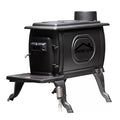 Cast Iron Wood Stove – Indoor Heater, Fits 22" Logs