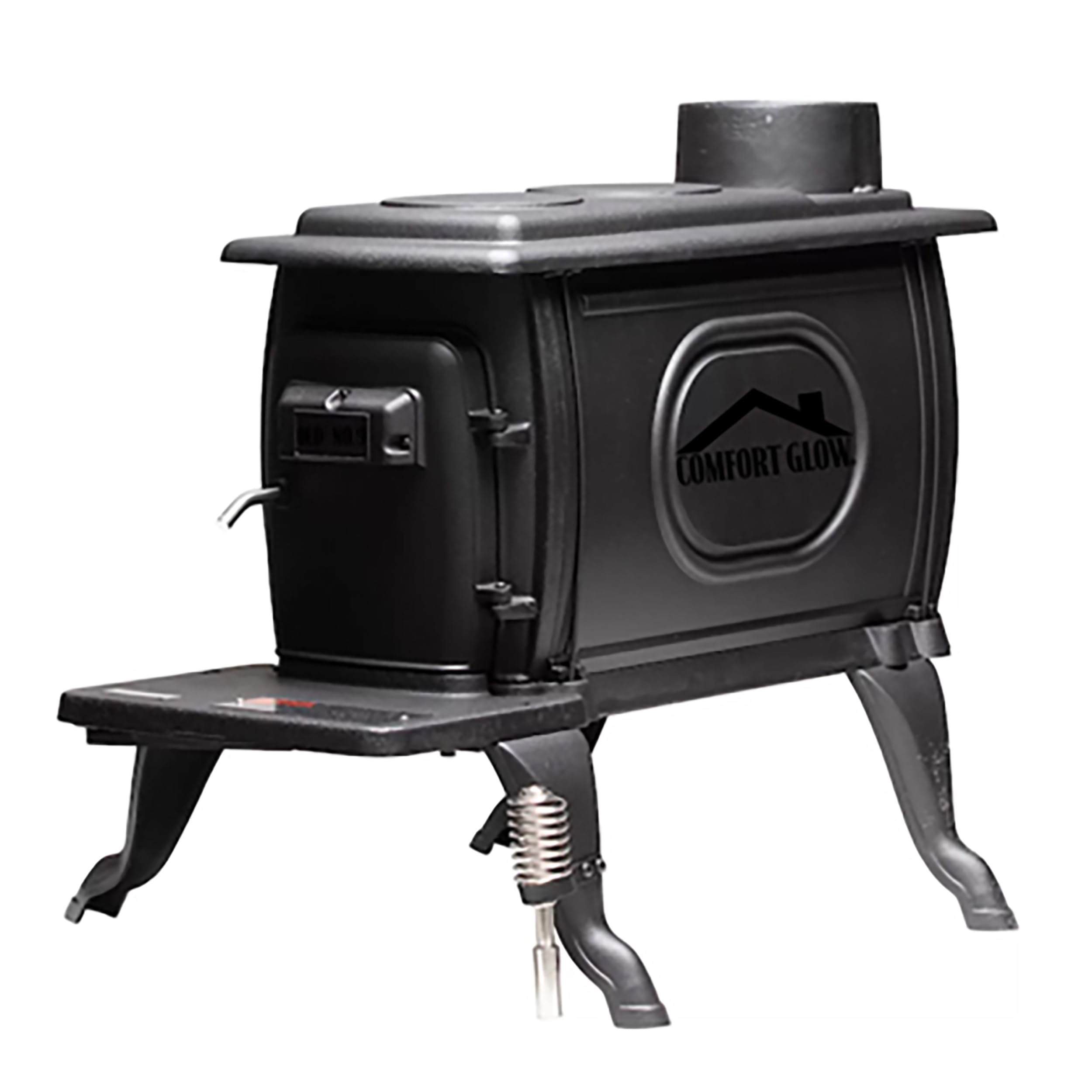 Cast Iron Wood Stove – Indoor Heater, Fits 22" Logs
