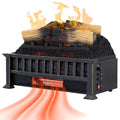Electric Fireplace Log Insert with Infrared Heater – Heats 1000 Sq. Ft.