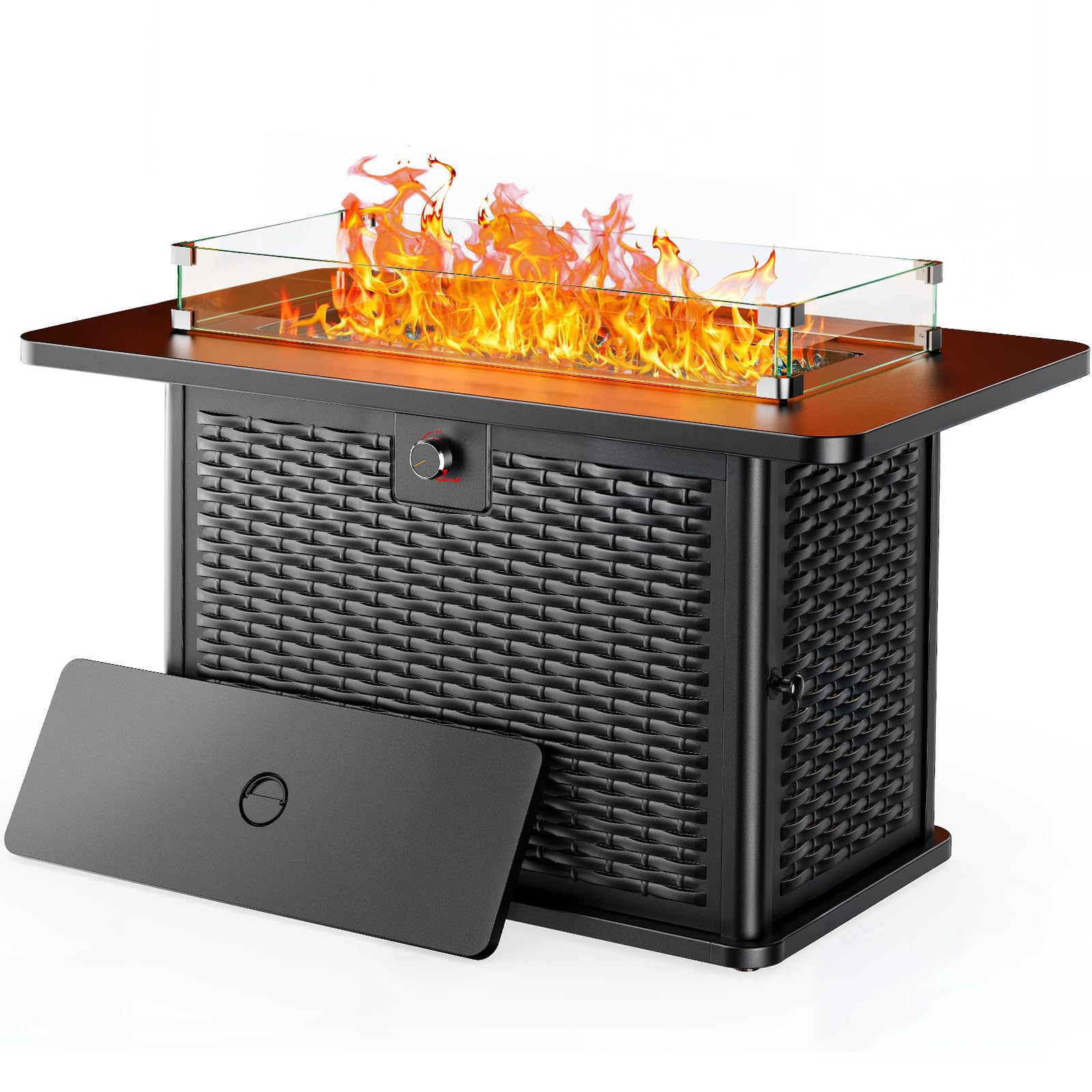 43" Rectangular Propane Fire Pit – 60,000 BTU