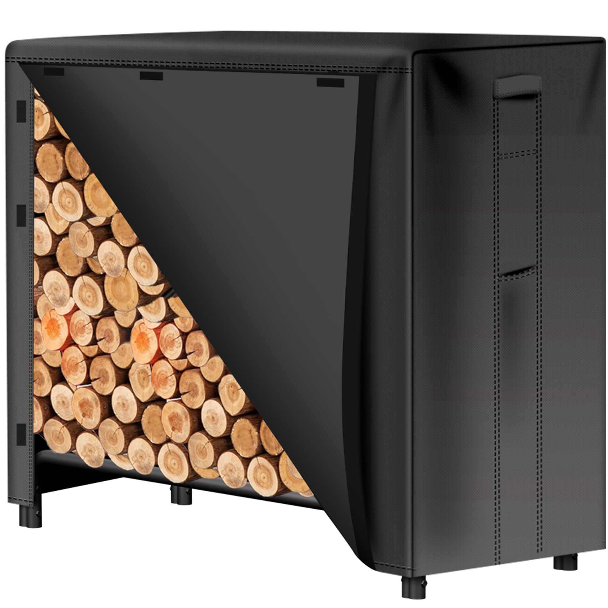 Wrought Iron Firewood Rack – Indoor & Outdoor