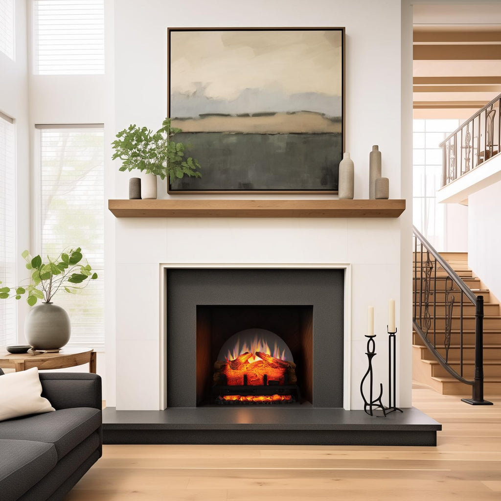 Freestanding Electric Fireplace Log Set – 750W/1500W
