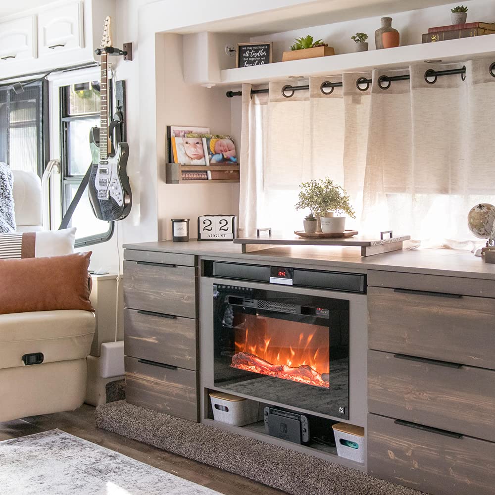 Recessed Electric Fireplace