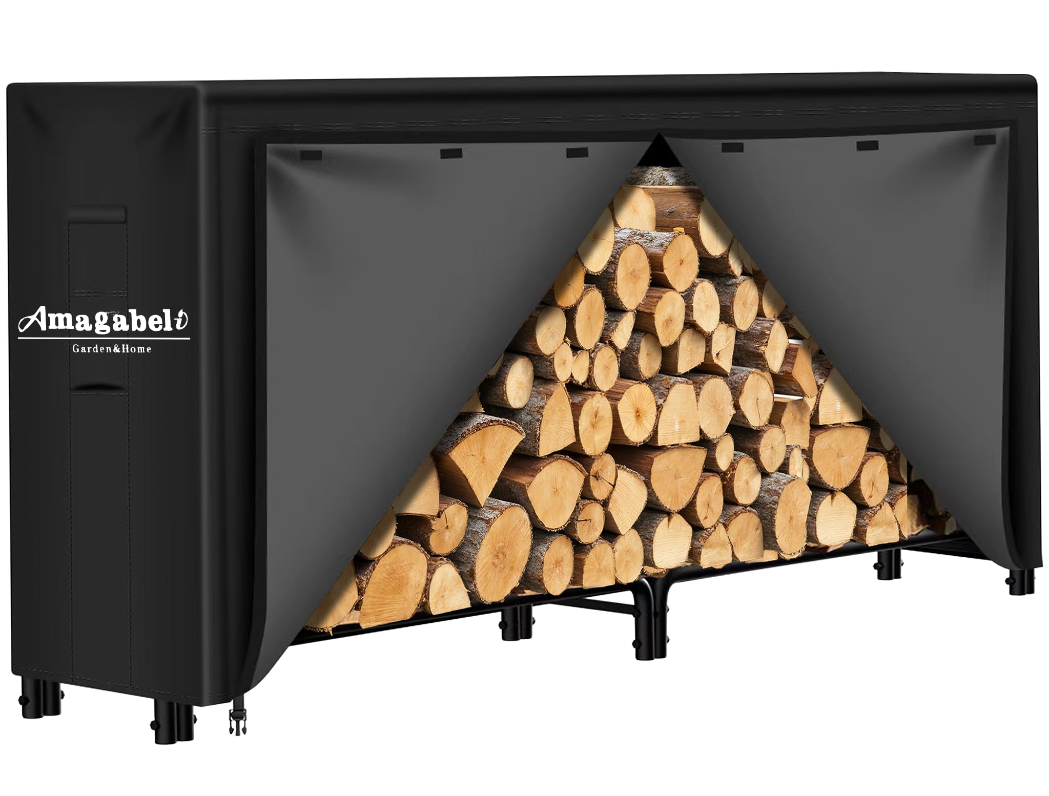 Wrought Iron Firewood Rack – Indoor & Outdoor