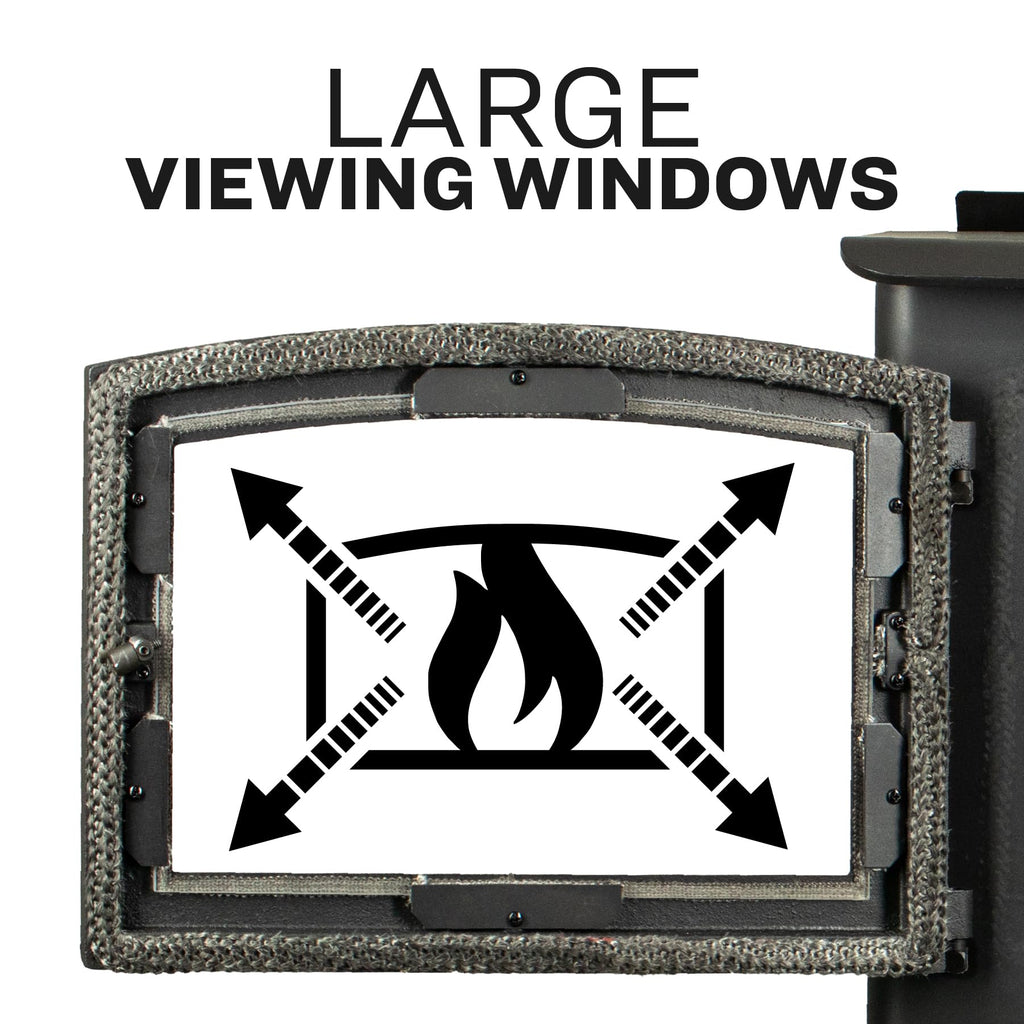 US Stove 1,200 Sq. Ft Wood Stove