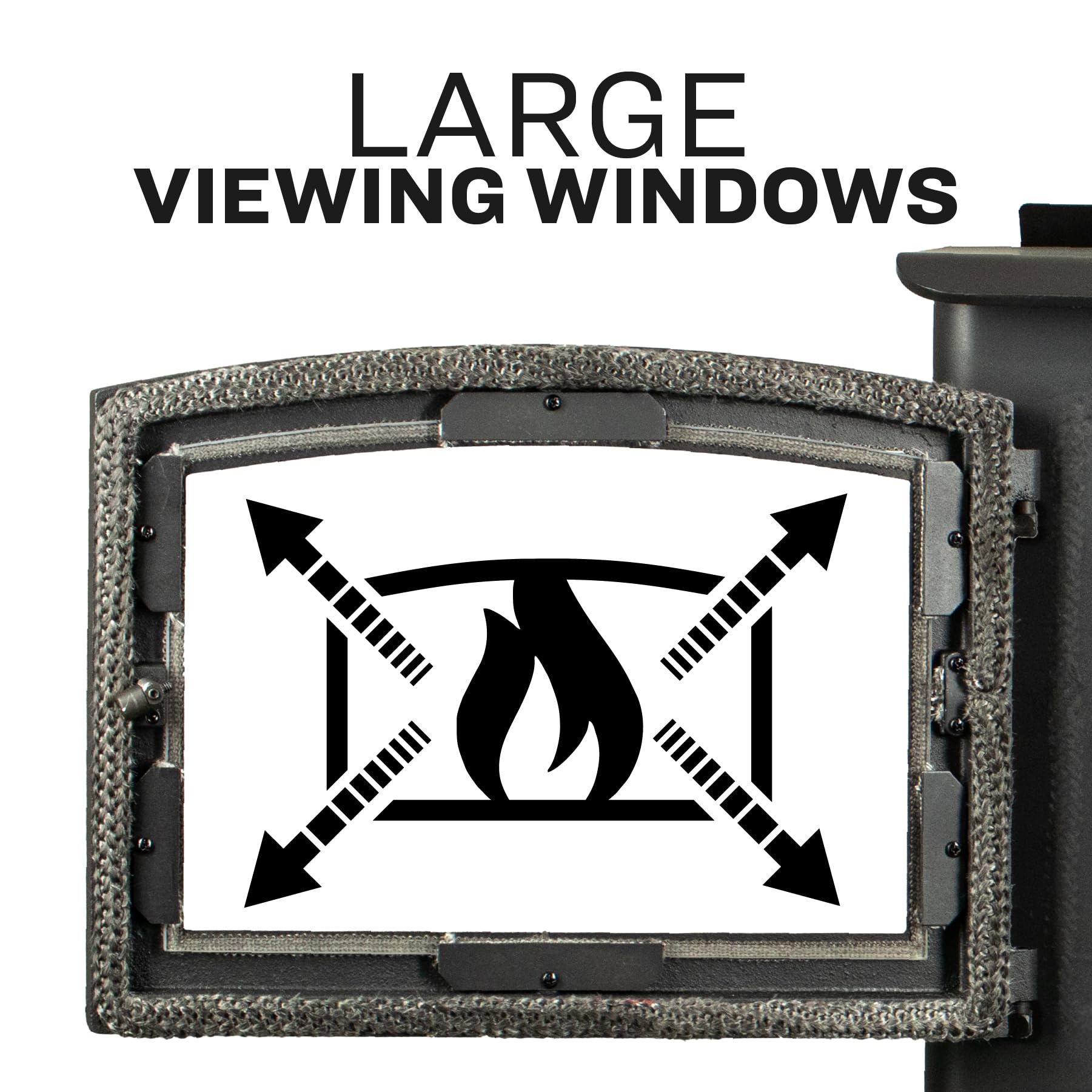 US Stove 1,200 Sq. Ft Wood Stove