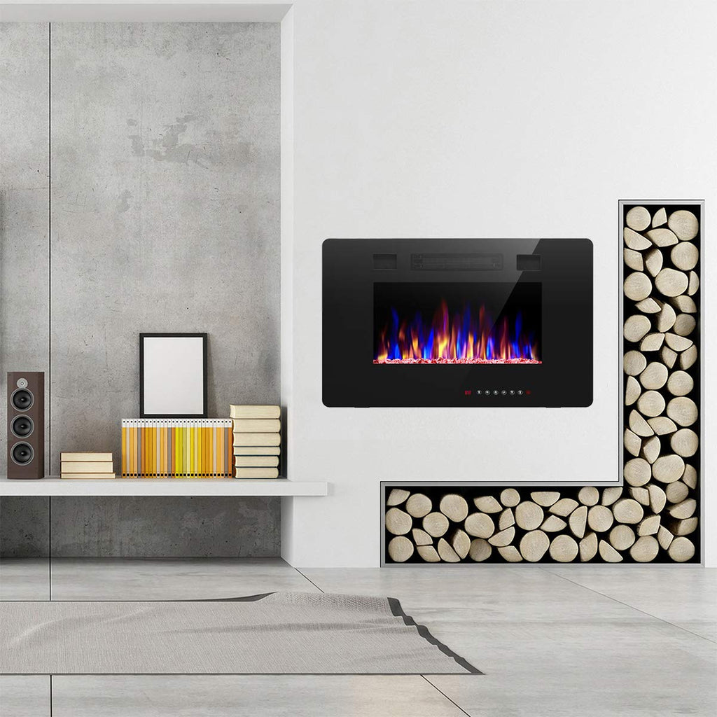 Ultra Thin Recessed Fireplace – 30"/60"