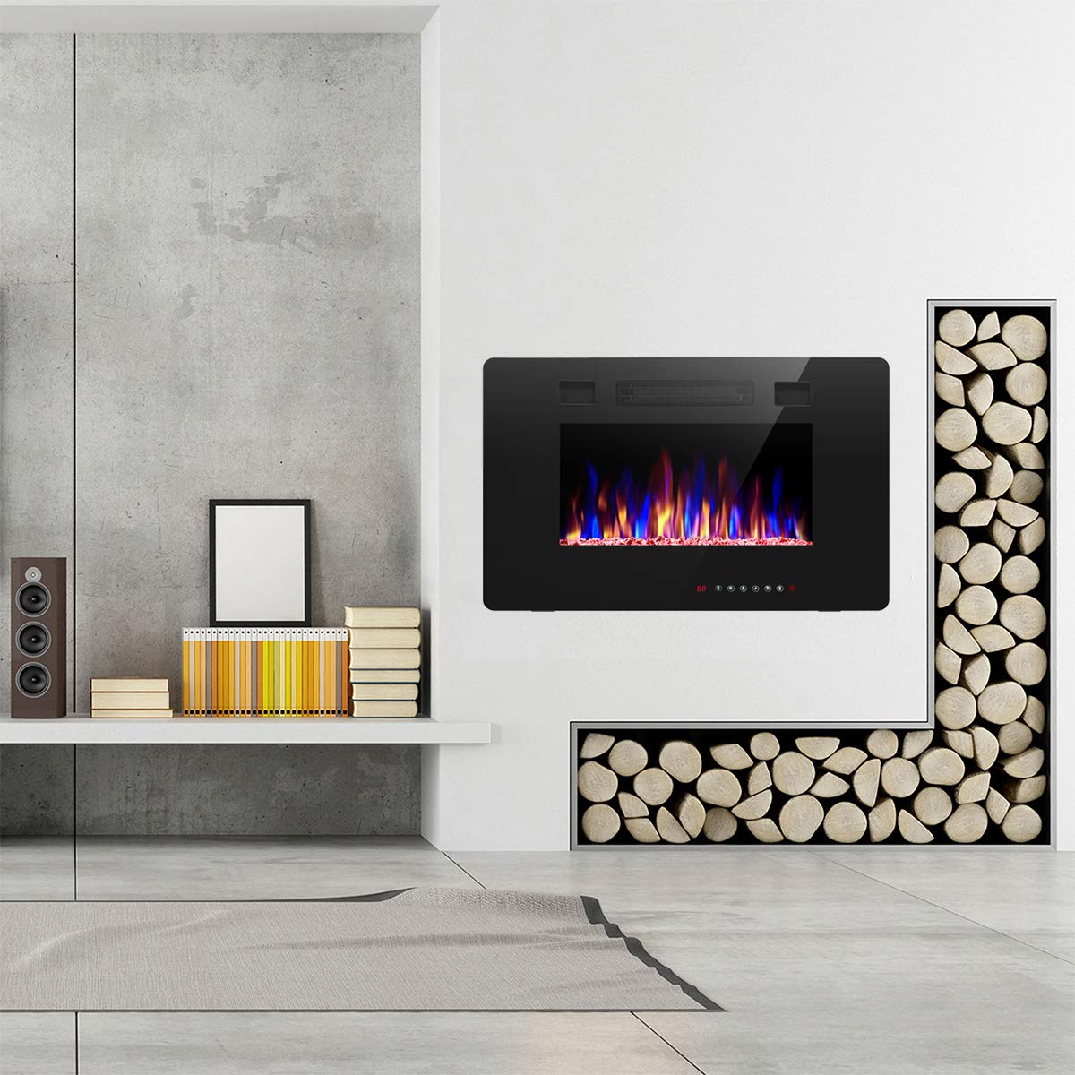 Ultra Thin Recessed Fireplace – 30"/60"