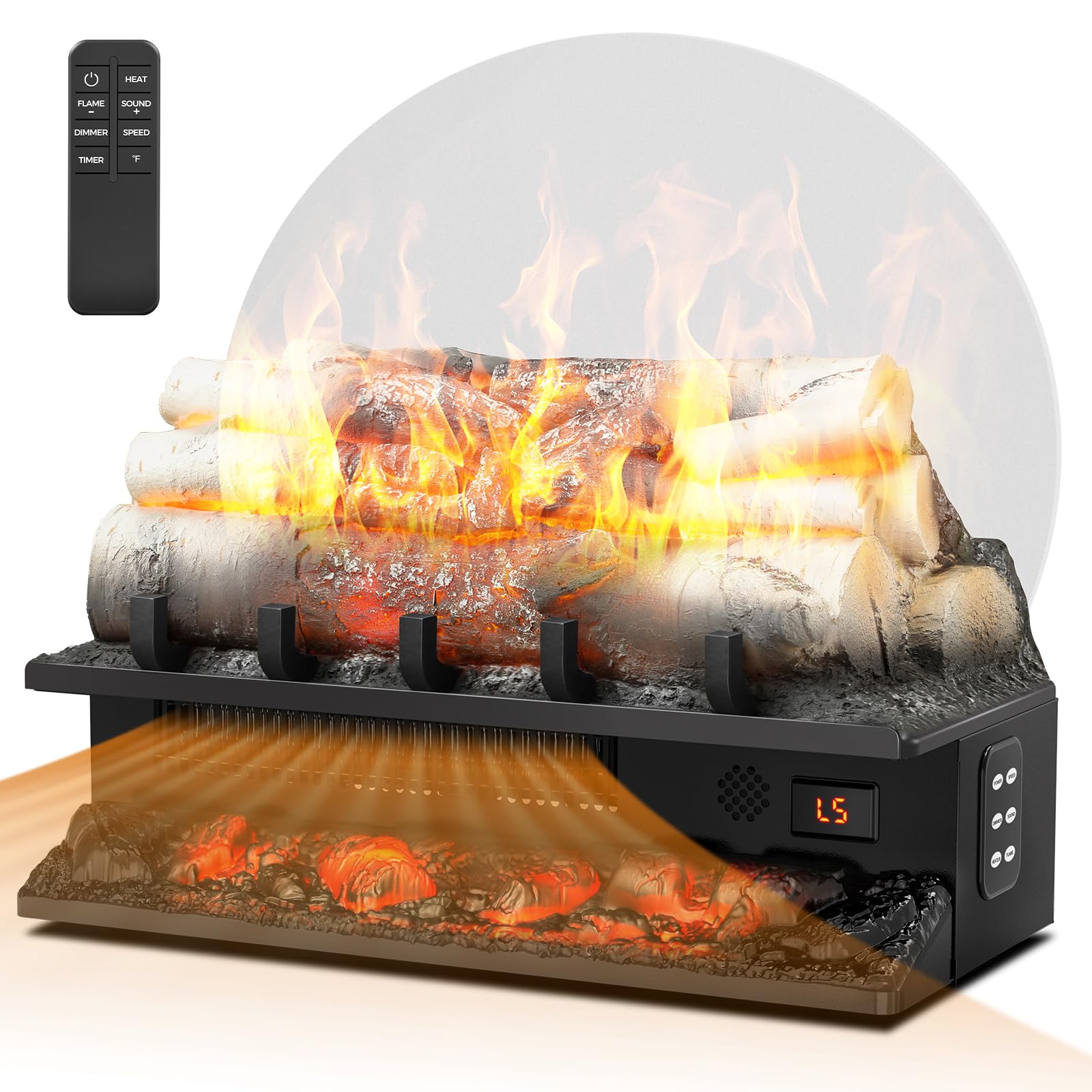Electric Fireplace Stove 1500W