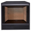 Dual Fuel Ventless Gas Fireplace Insert with Mantel