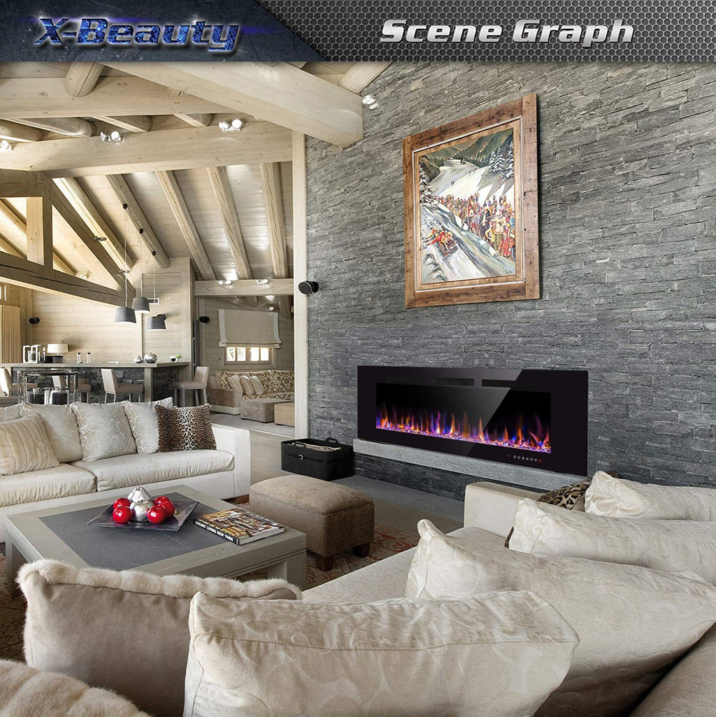 Electric In-Wall Fireplace – 36"/42"/50"/60"