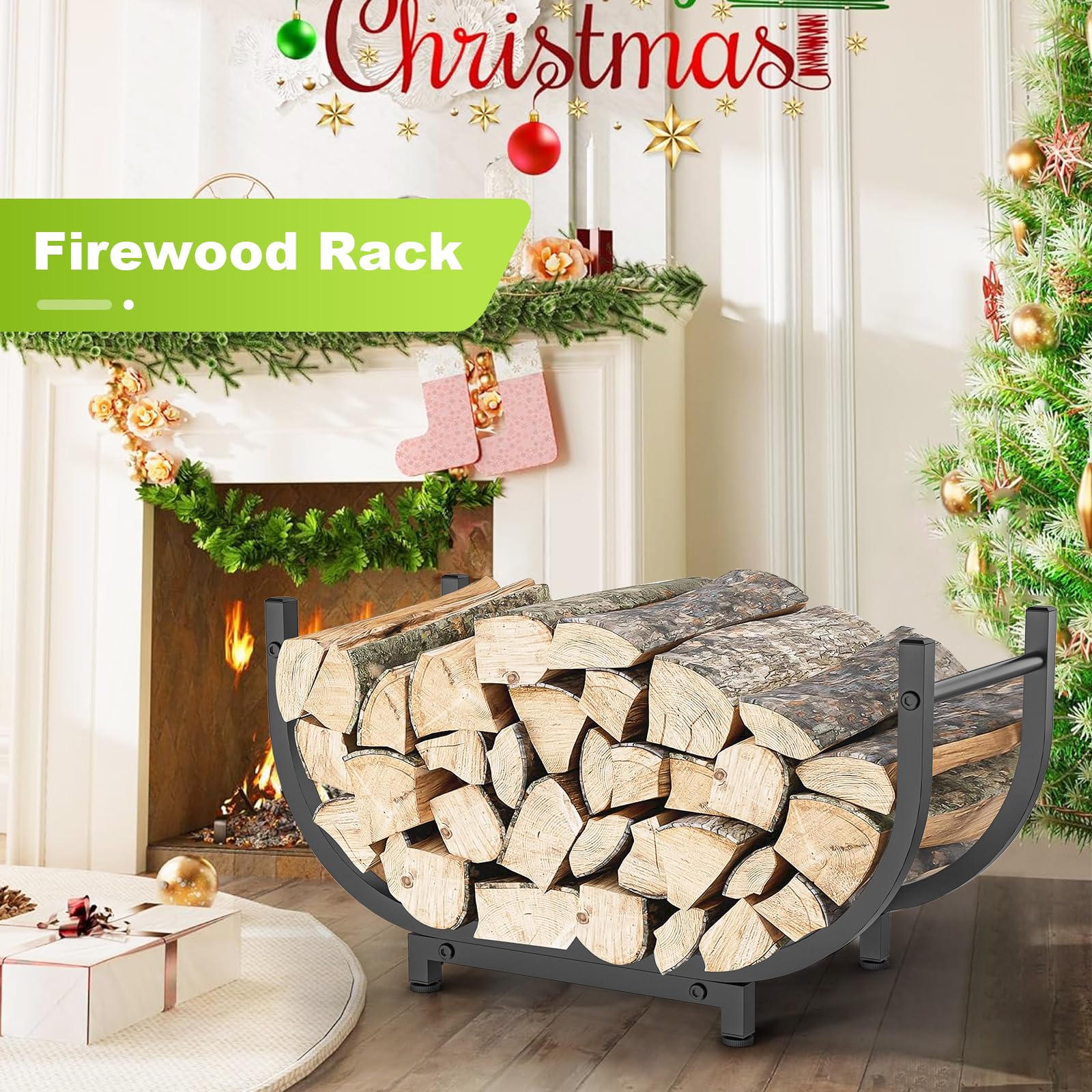 Steel Firewood Rack – Indoor & Outdoor Use