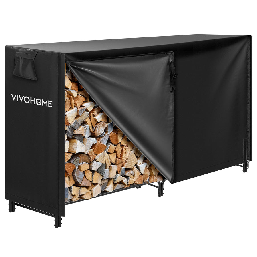 Heavy Duty Firewood Storage Rack with Cover