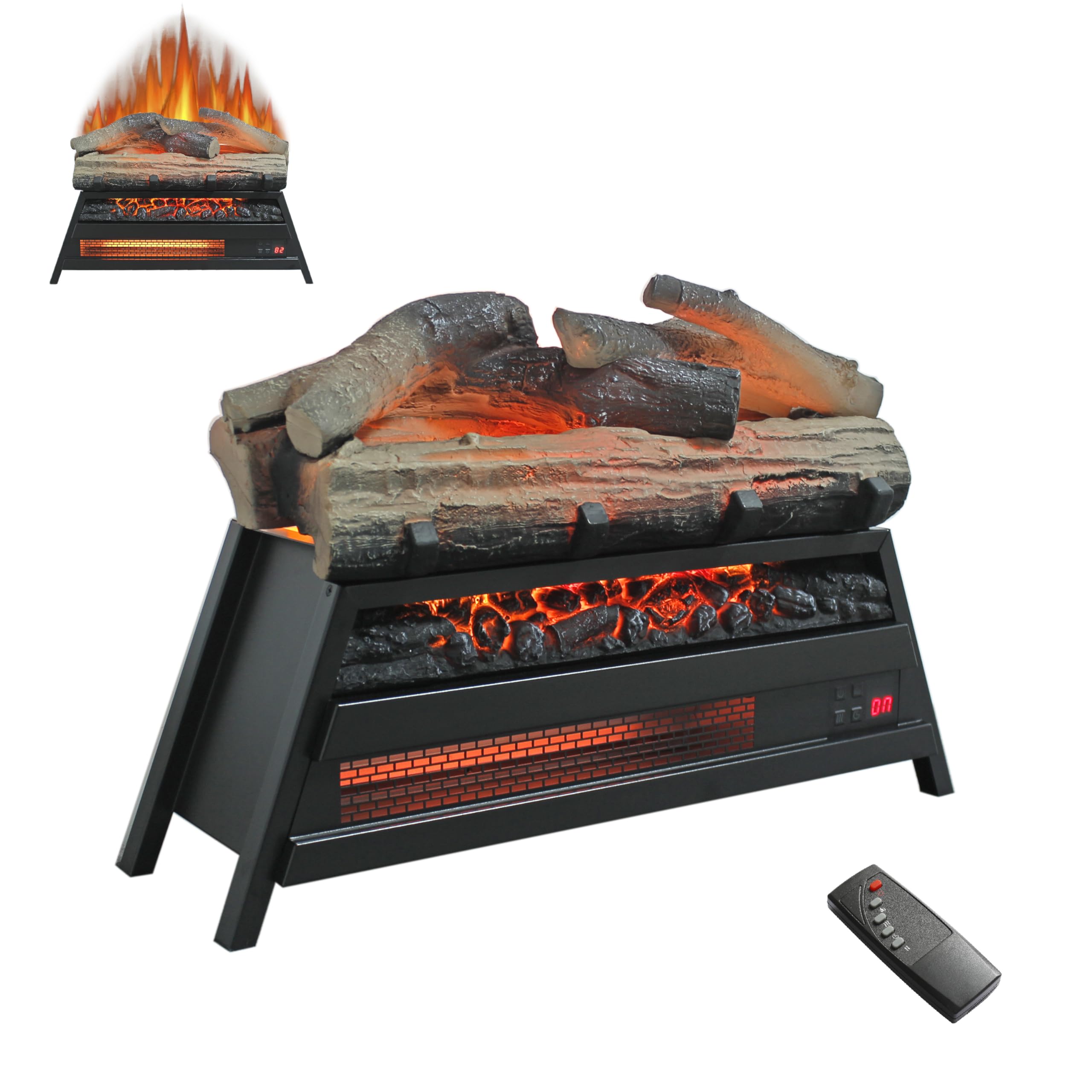 Fireplace Log Heater