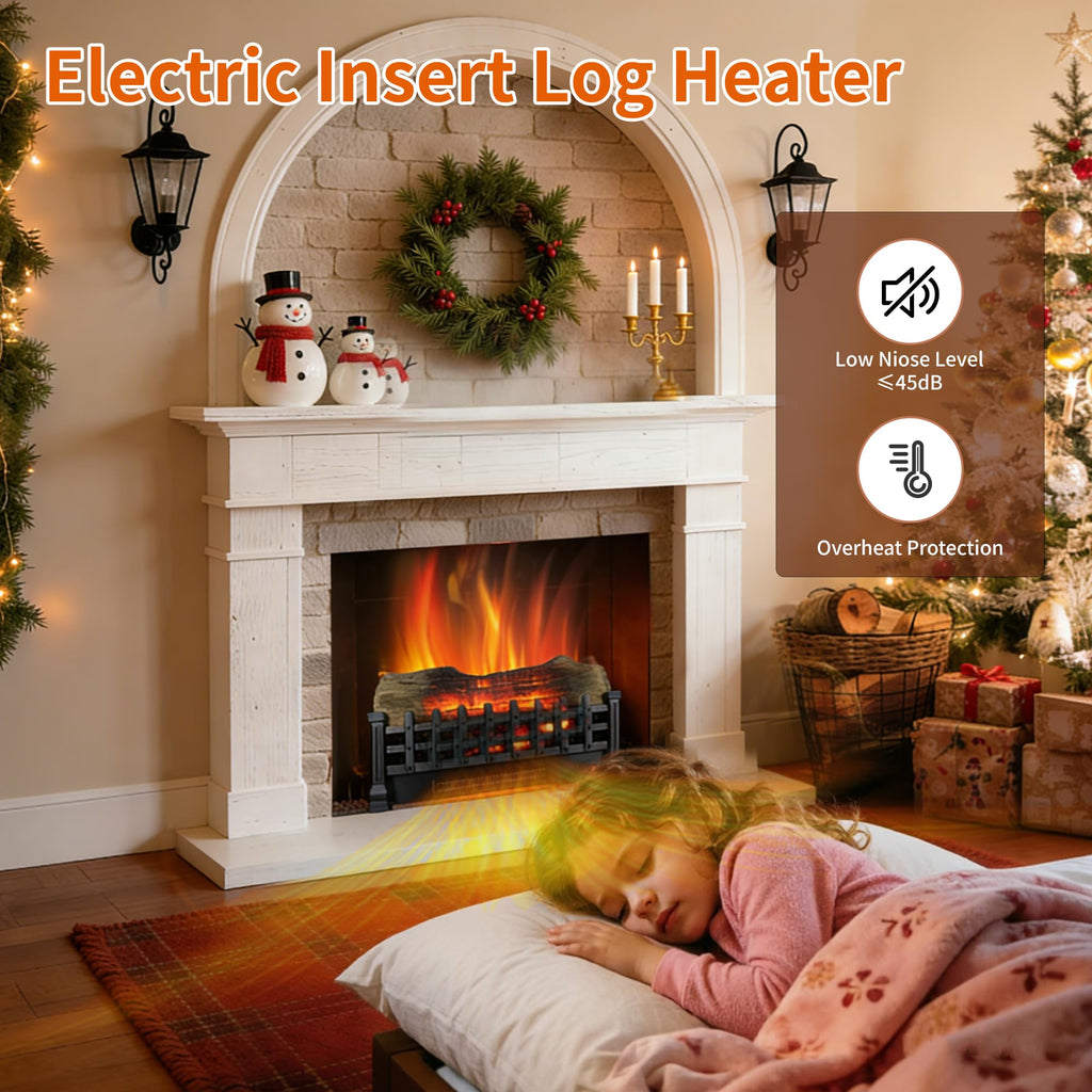 Fireplace Log Heater