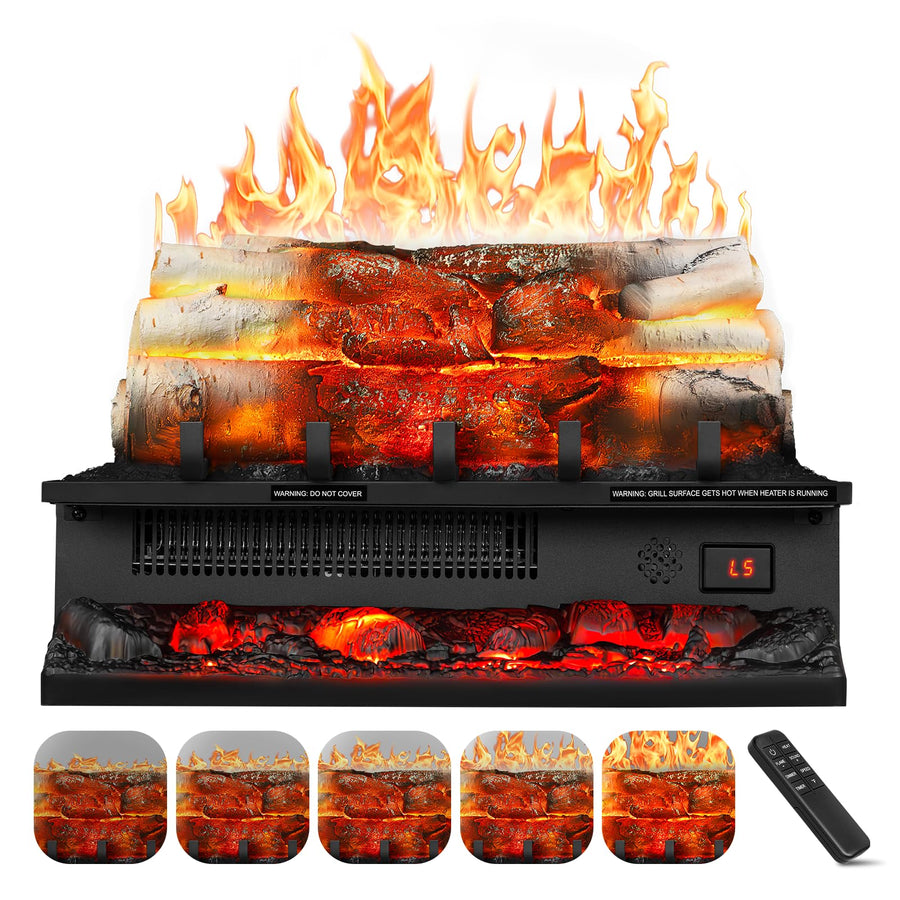 Electric Fireplace Log Set – 750W/1500W