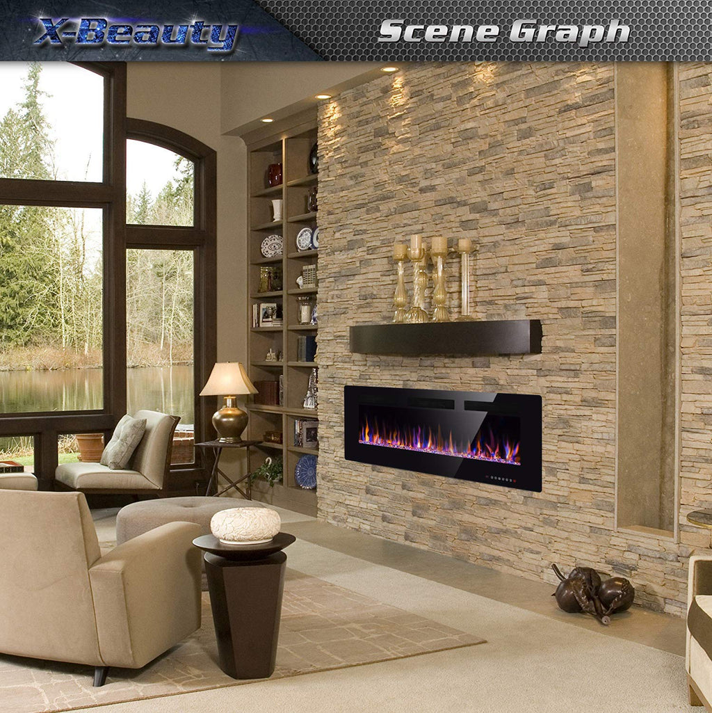 Electric In-Wall Fireplace – 36"/42"/50"/60"