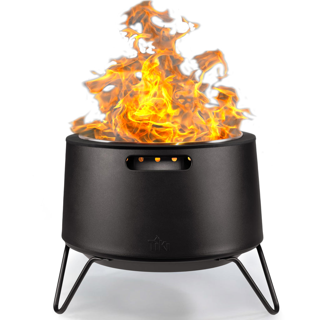 Stainless Steel Low Smoke Fire Pit with Cover