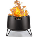 Stainless Steel Low Smoke Fire Pit with Cover