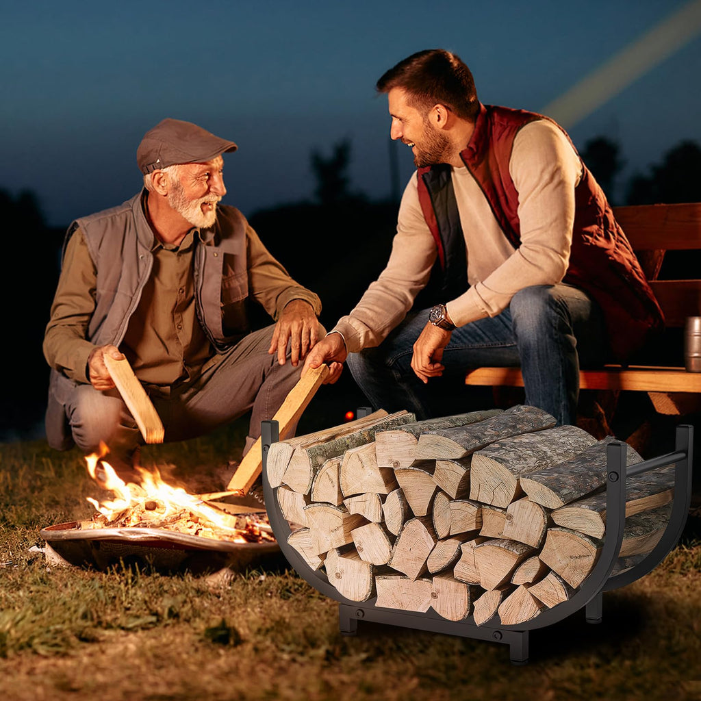 Steel Firewood Rack – Indoor & Outdoor Use