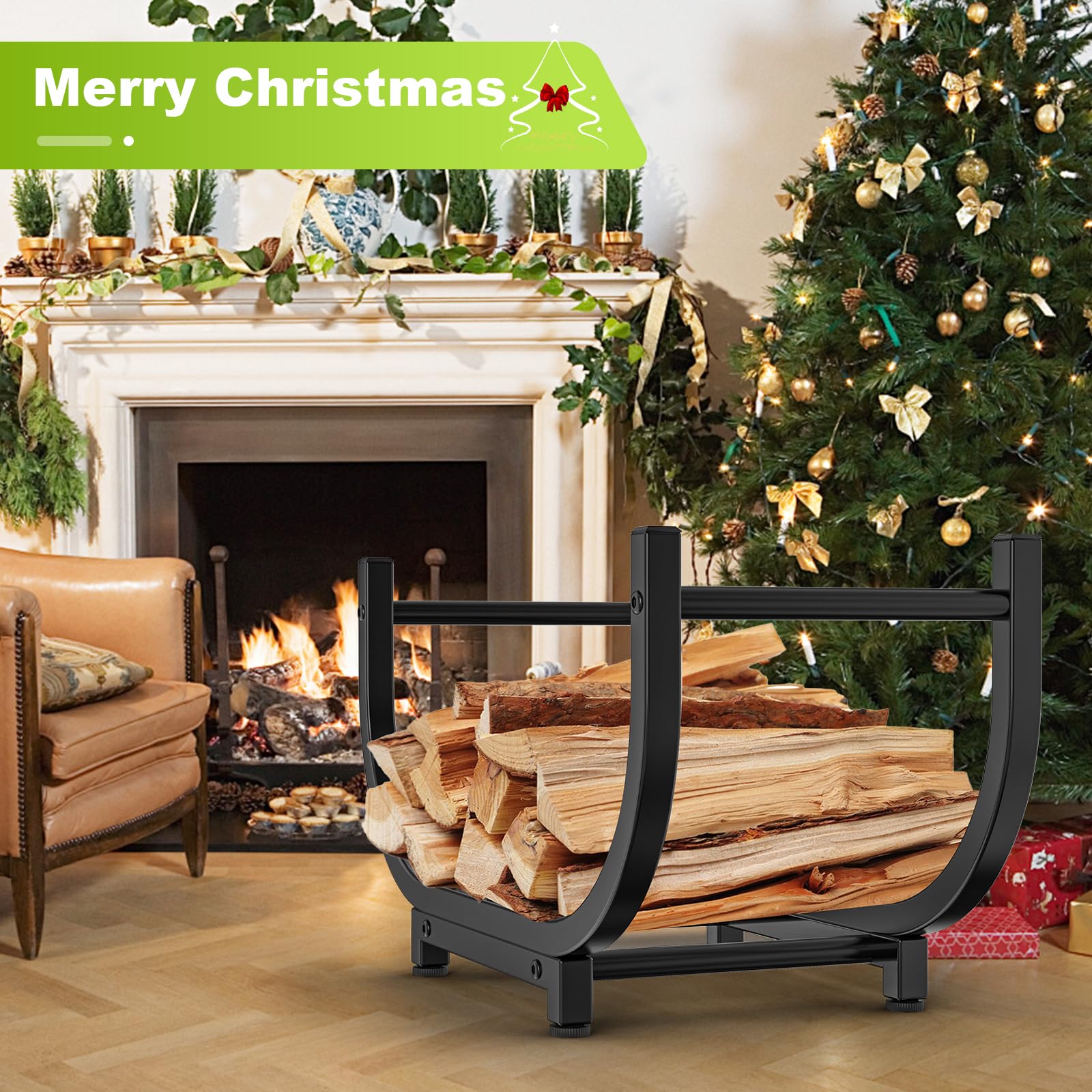 Steel Firewood Rack – Indoor & Outdoor Use