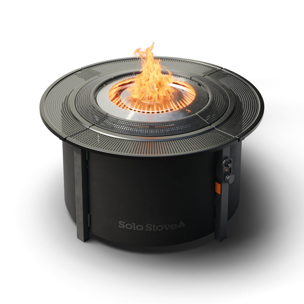 42" Propane Fire Pit Table – Smokeless Stainless Steel