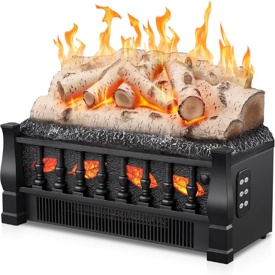 21" Freestanding Electric Fireplace Log Insert