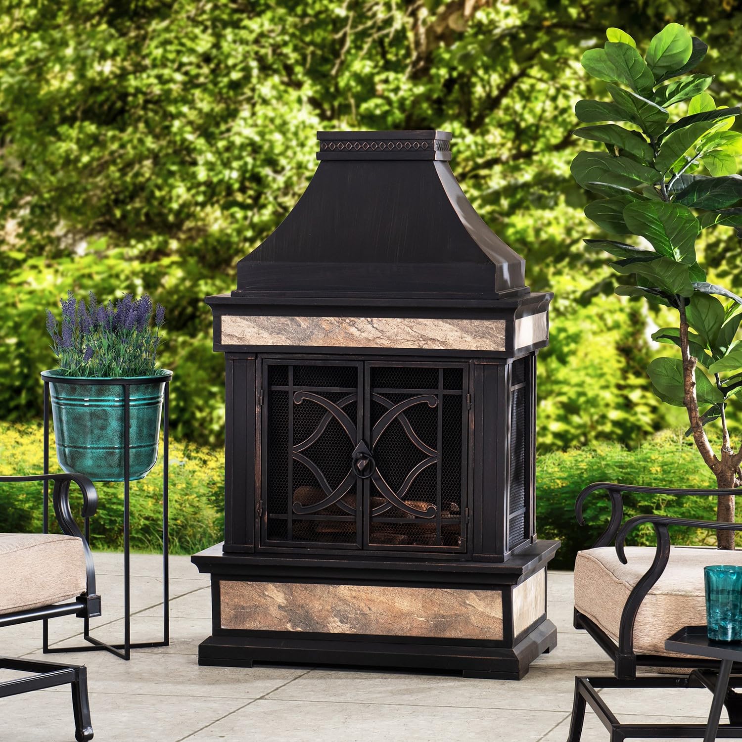 Outdoor Fireplace