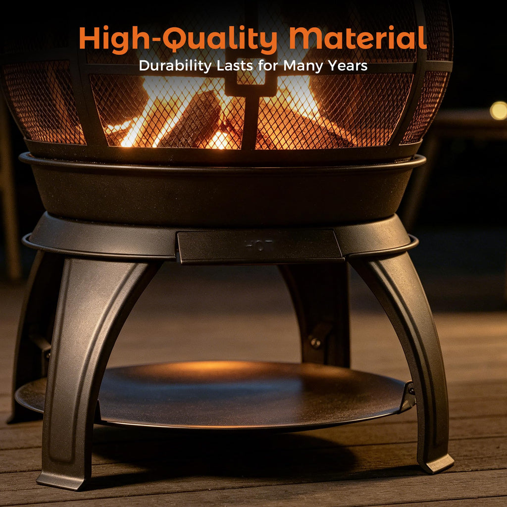 Outdoor Wood Burning Chiminea Fireplace