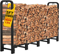 Wrought Iron Firewood Rack – Indoor & Outdoor