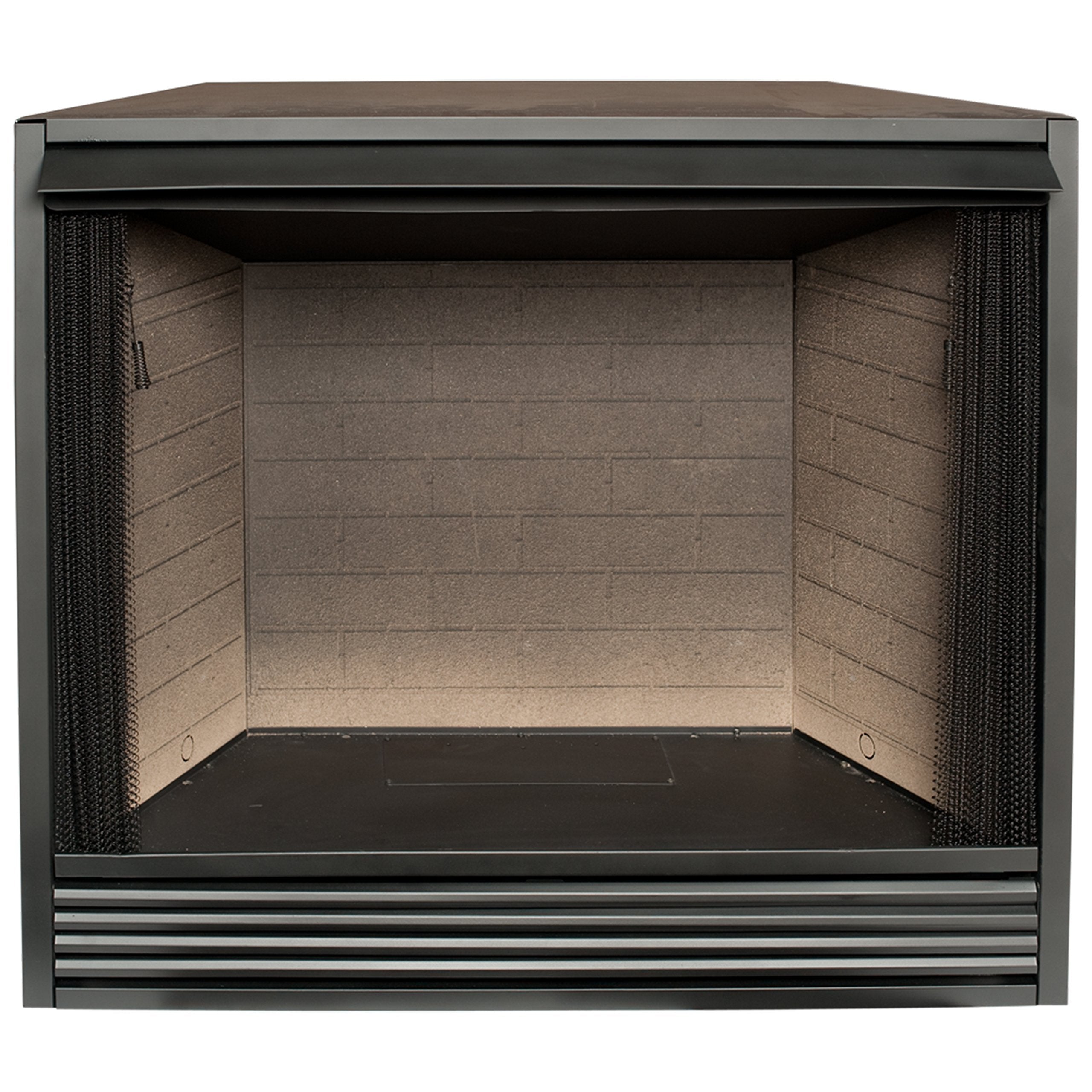 Dual Fuel Ventless Gas Fireplace Insert with Mantel